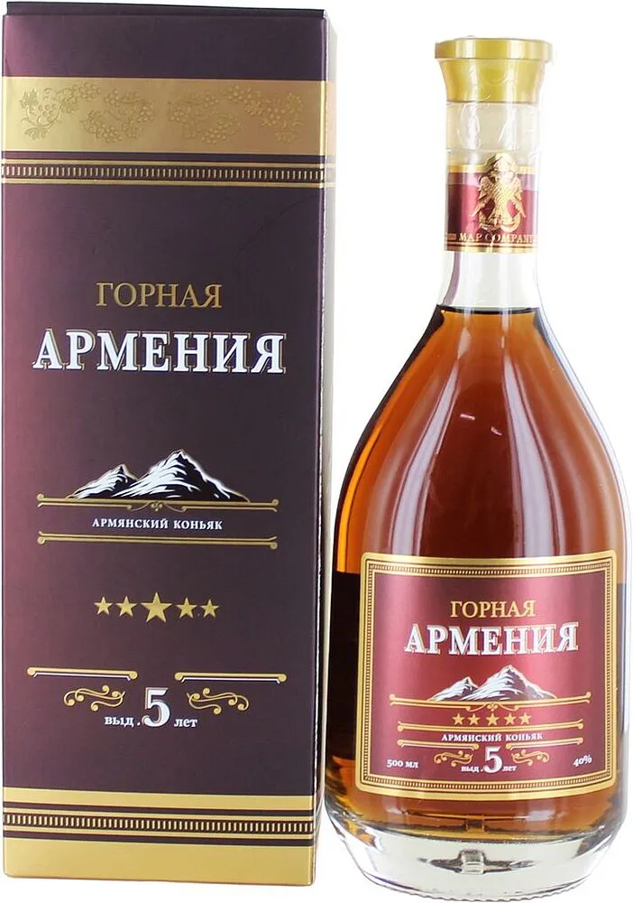 Կոնյակ «Լեռնային Հայաստան» 0.5լ