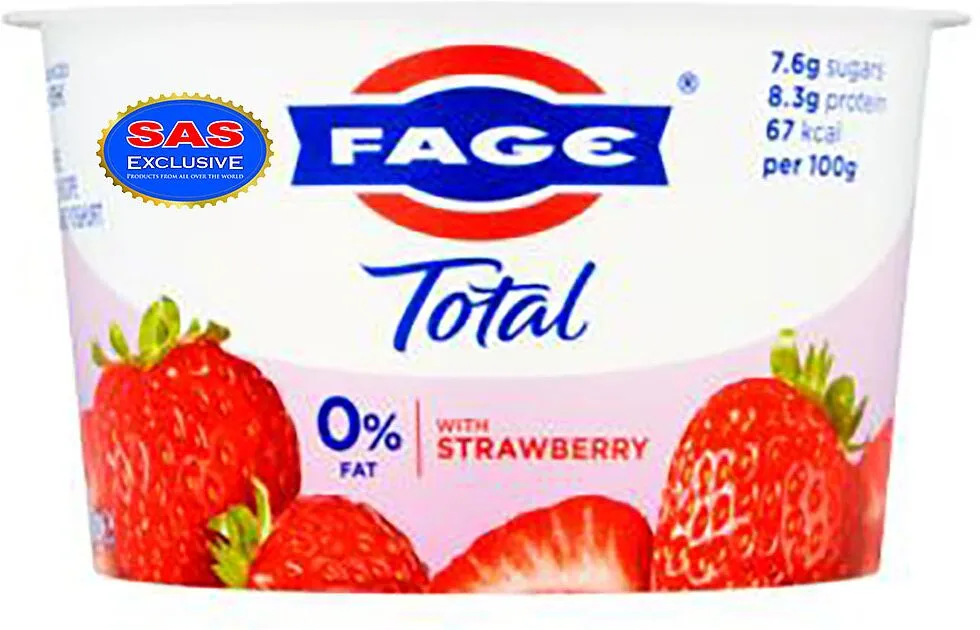 Յոգուրտ ելակով «Fage Total» 150գ, յուղայնությունը՝ 0%
