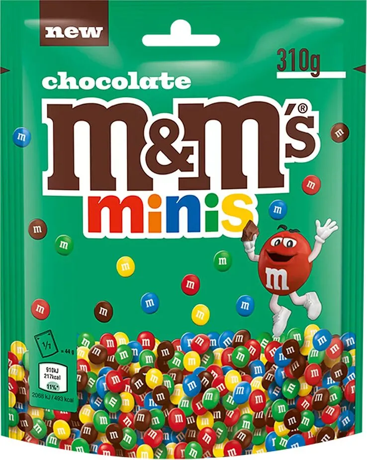 Դրաժե շոկոլադե «M&M's Minis» 310գ