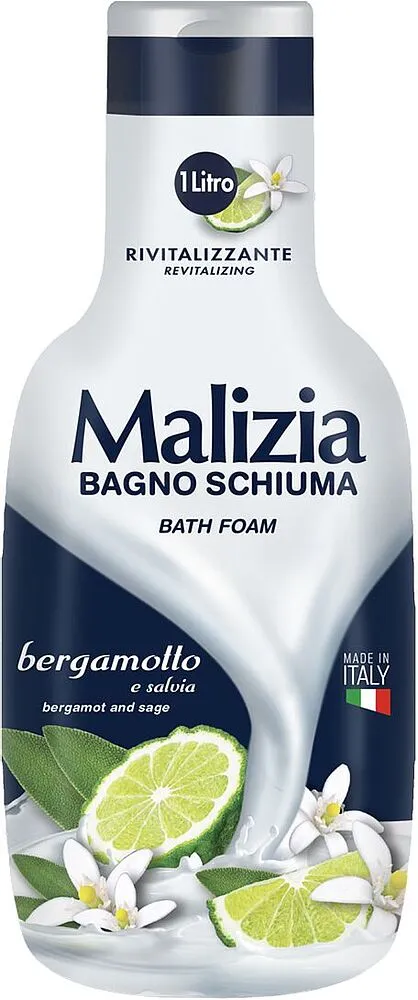 Լոգանքի փրփուր-գել «Malizia» 1լ
