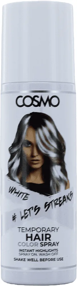 Մազերի երանգավորող սփրեյ «Cosmo White» 100մլ