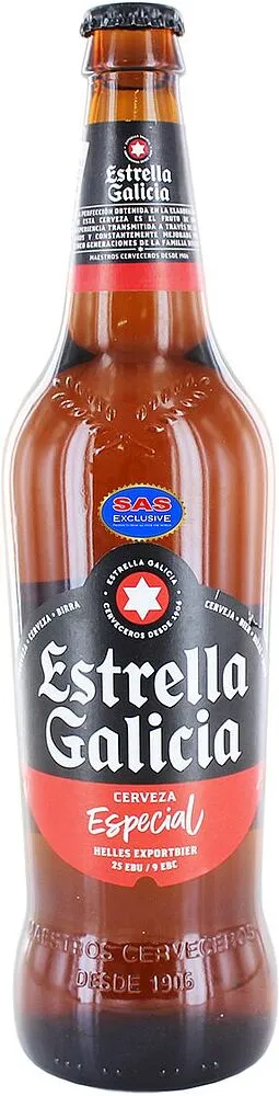 Գարեջուր «Estrella Galicia Especial» 0.66լ
