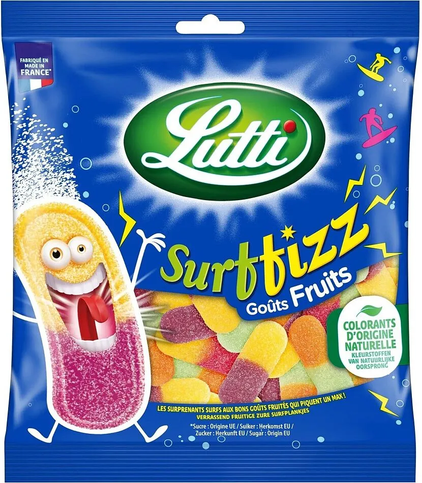 Դոնդողե կոնֆետներ «Lutti Surffizz» 200գ