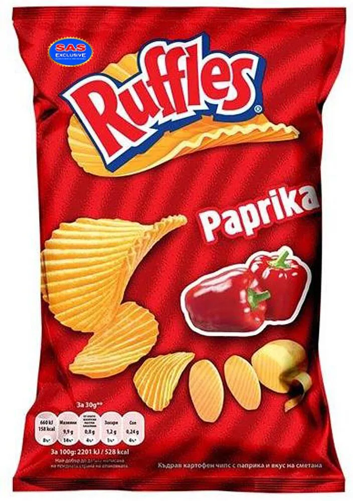 Չիպս պապրիկայի «Ruffles» 140գ