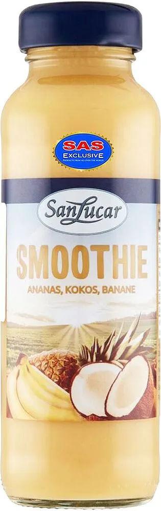 Սմուզի արքայախնձորի, կոկոսի, բանանի «SanLucar» 250մլ
