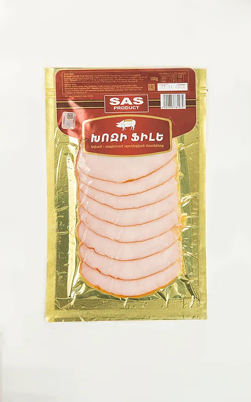 Փափկամիս խոզի կտրատած «SAS Product» 100գ