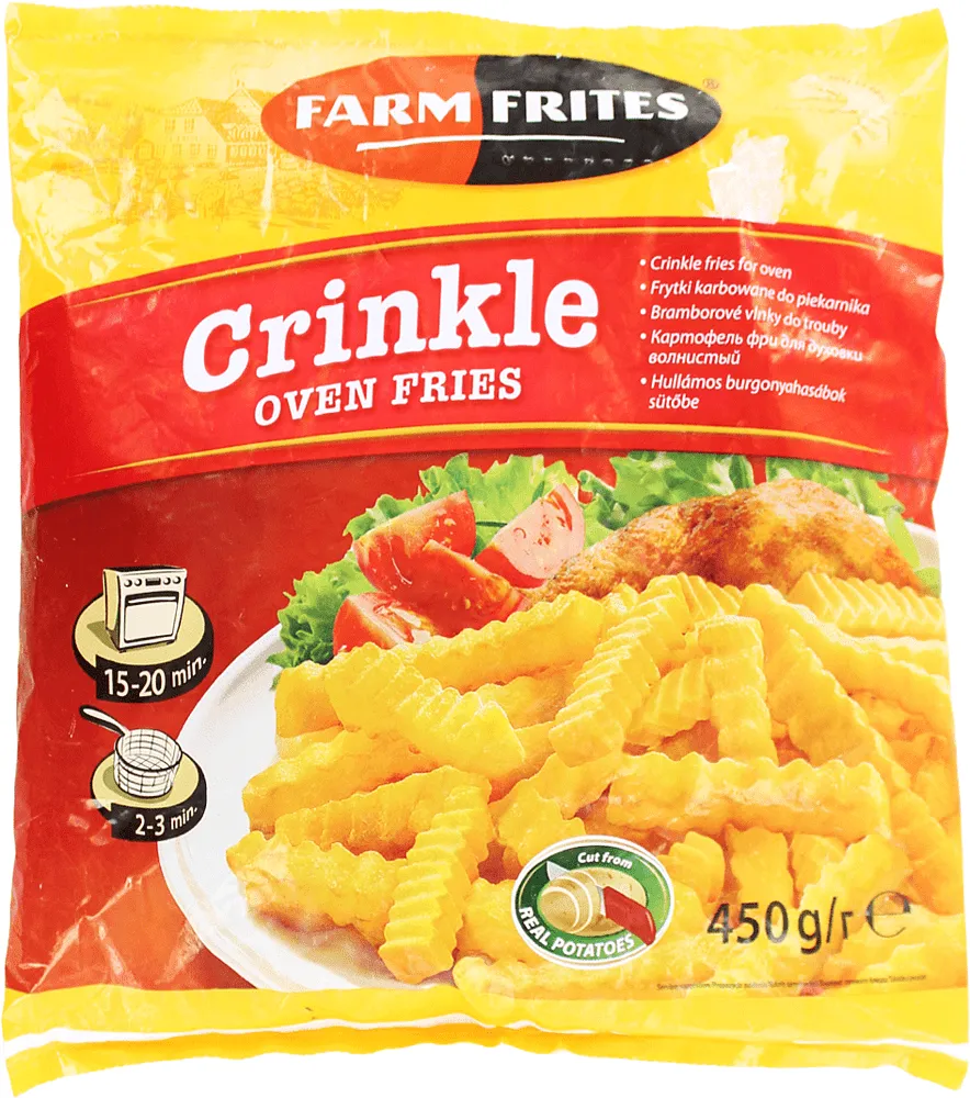 Կարտոֆիլ ֆրի սառեցված «Farm Frites» 450գ