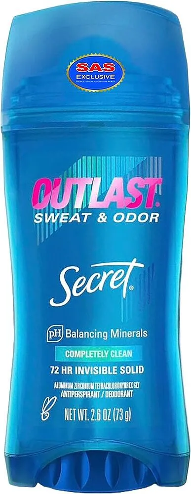 Հակաքրտինքային միջոց-գել «Secret Outlast» 73գ