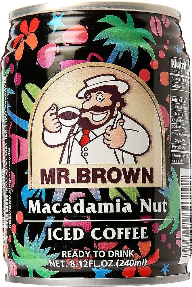 Սուրճ սառը «Mr.Brown Macadamia Nut» 240մլ