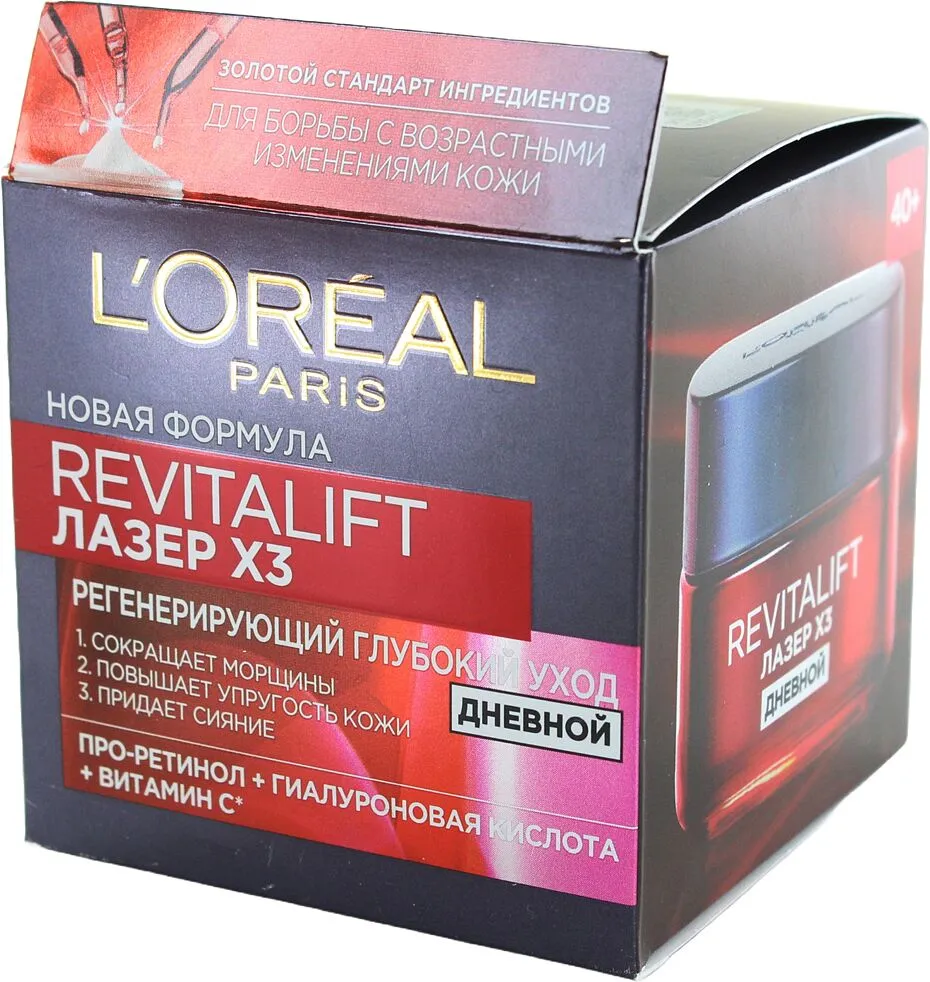 Դեմքի կրեմ «L'Oreal Paris Revitalift 40+» 50մլ
