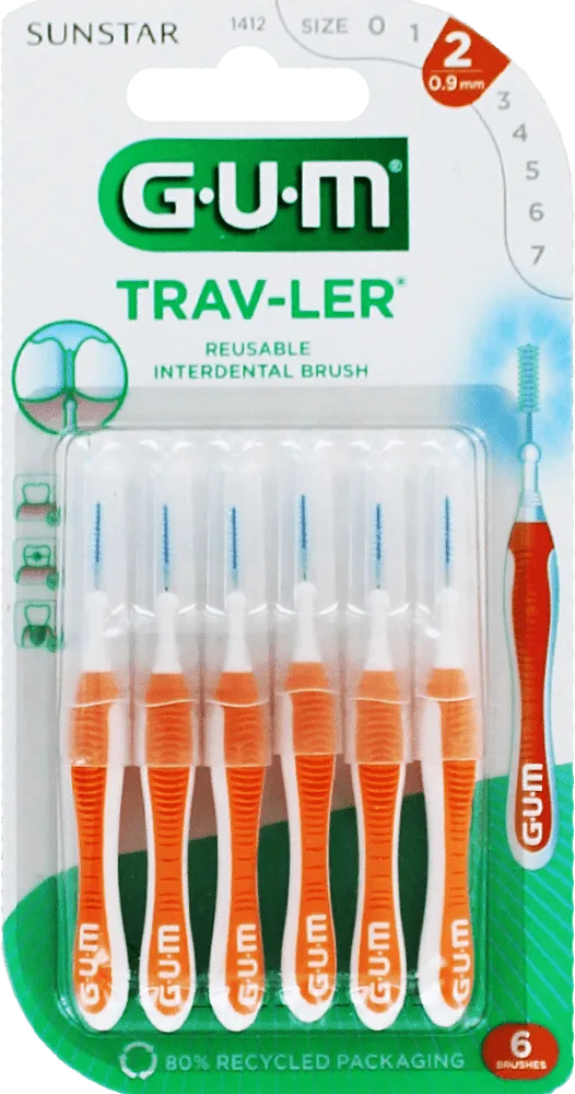 Ատամի խոզանակ միջատամային «Sunstar GUM Travler»