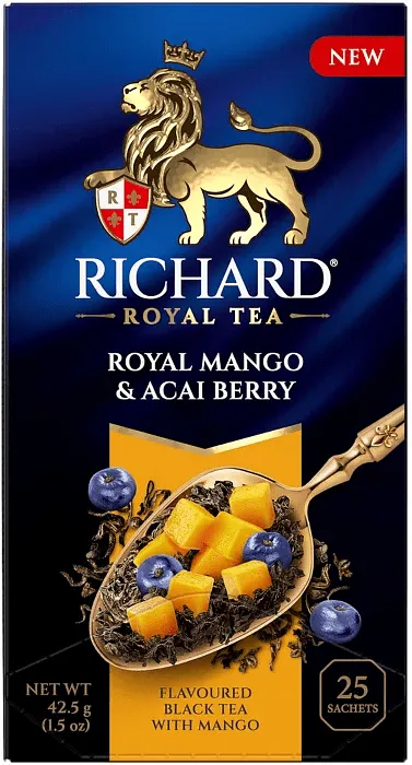 Թեյ սև «Richard Royal Mango & Acai Berry» 25*1.7գ