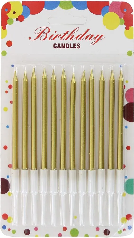 Մոմ ծննդյան «Birthday Candles» 12հատ