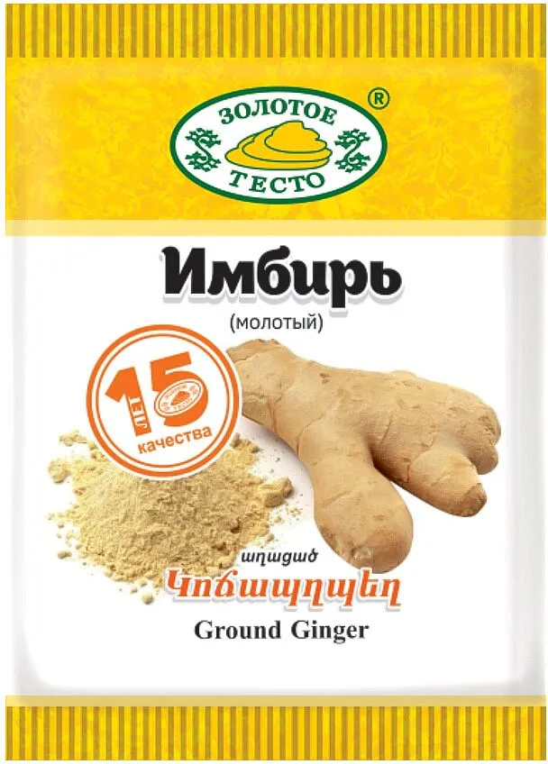 Կոճապղպեղ աղացած «Золотое Тесто» 