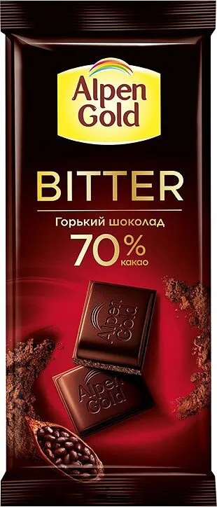 Շոկոլադե սալիկ դառը «Alpen Gold» 85գ