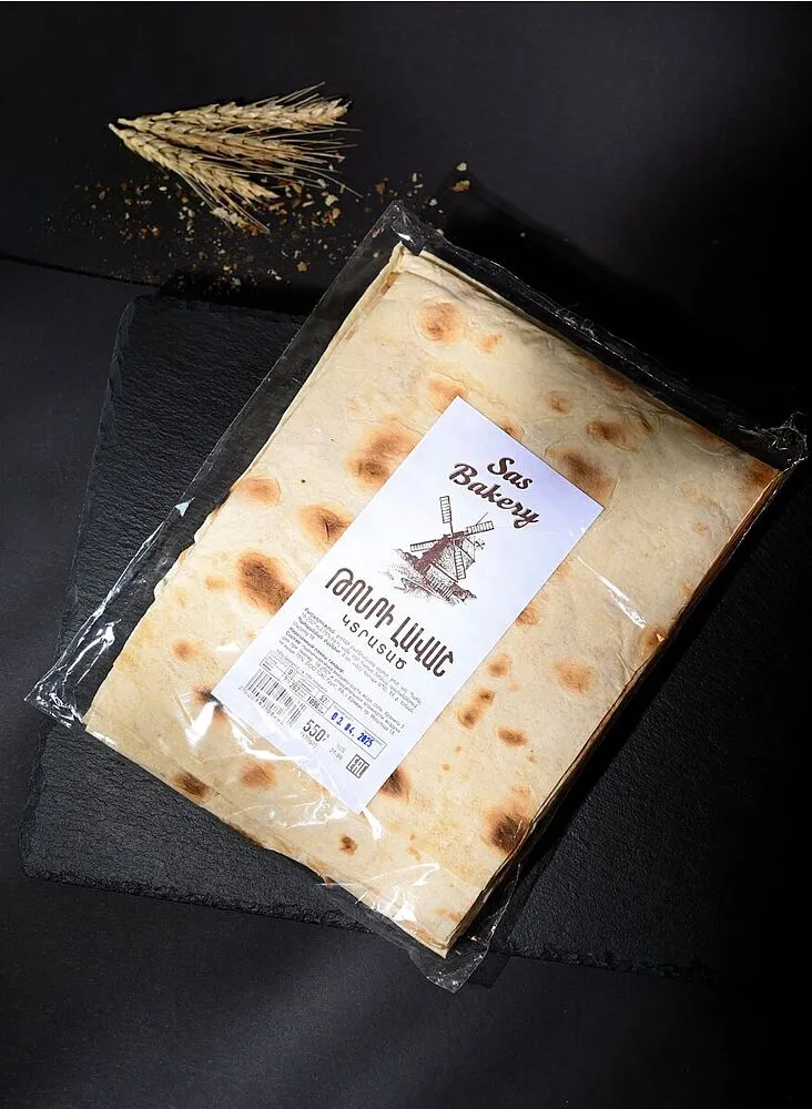 Լավաշ թոնրի կտրատած «Sas Bakery» 550գ