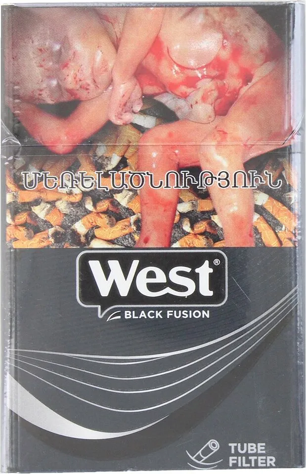 Ծխախոտ «West Active Fusion Black Slims»