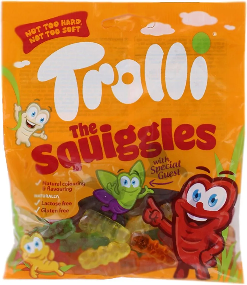 Դոնդողե կոնֆետներ «Trolli Squiggles» 100գ