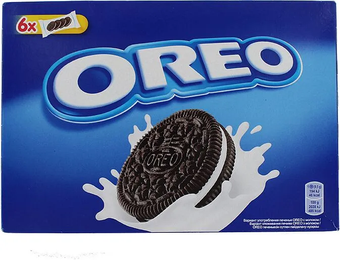 Թխվածքաբլիթ կակաոյի և կրեմի միջուկով «Oreo» 228գ