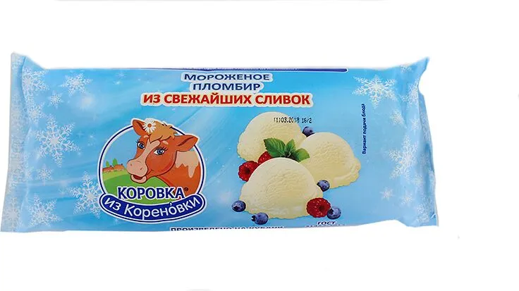 Պաղպաղակ սերուցքային «Коровка из Кореновки Лакомство» 400գ
