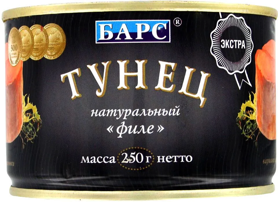 Թունաձուկ բնական «Барс» 250գ