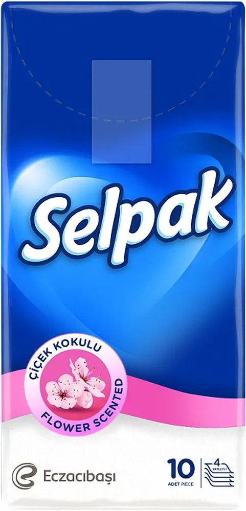 Գրպանի անձեռոցիկ «Selpak» 10հատ
