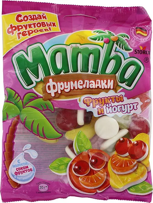 Մարմելադե կոնֆետներ «Mamba Фрумеладки» 140գ