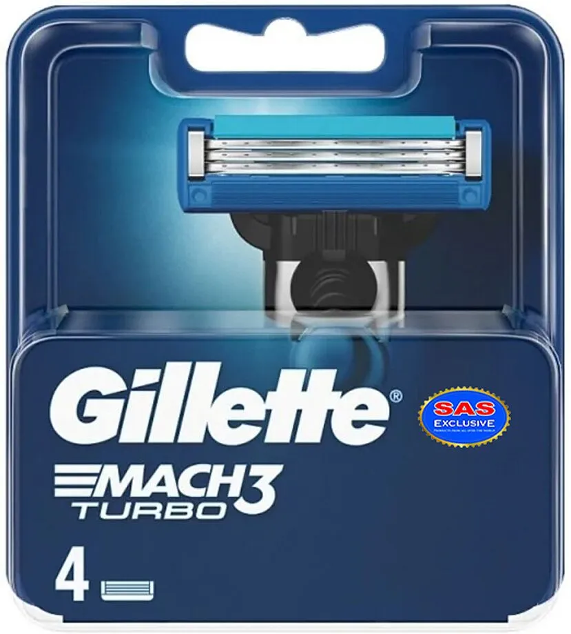 Սափրող սարքի գլխիկներ «Gillette Mach3 Turbo» 4հատ