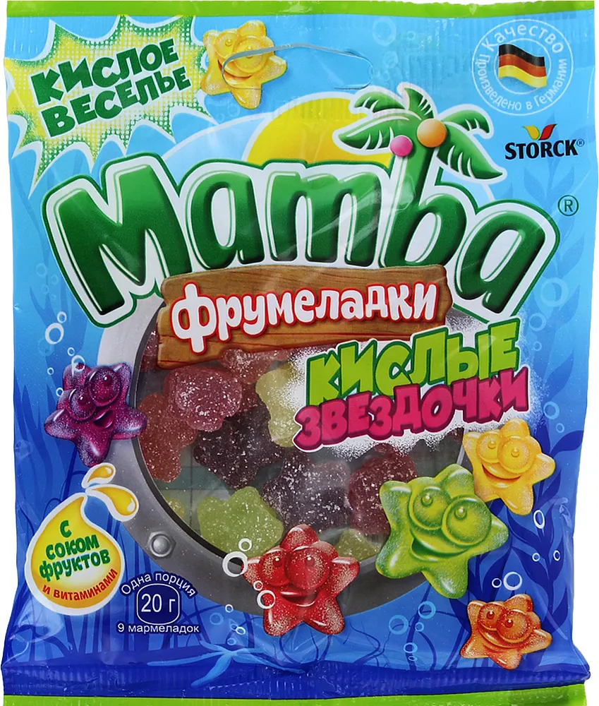 Դոնդողե կոնֆետներ «Mamba» 70գ