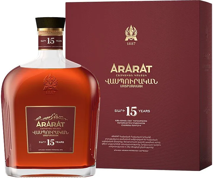 Կոնյակ «Արարատ Վասպուրական 15*» 0.7լ