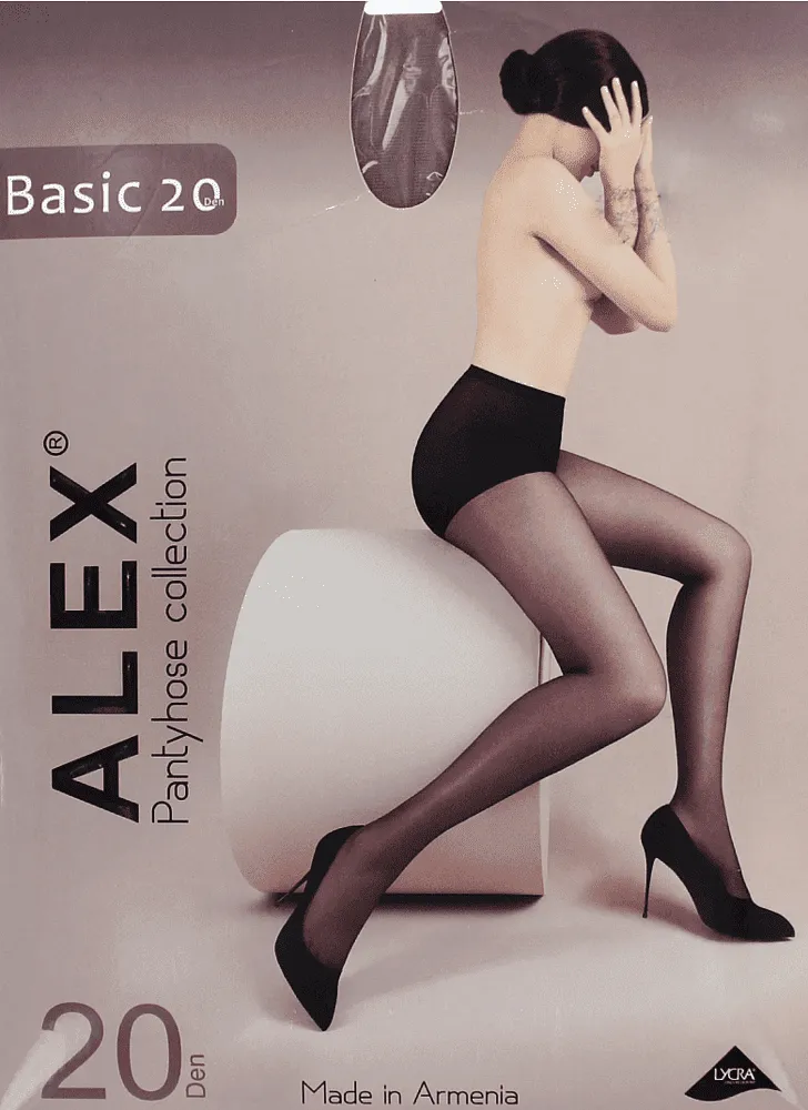 Զուգագուլպա սաֆարի «Alex Basic 20 Den N2»