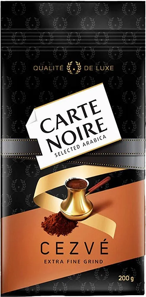 Սուրճ աղացած «Carte Noire Cezve Extra Fine Grind» 200գ