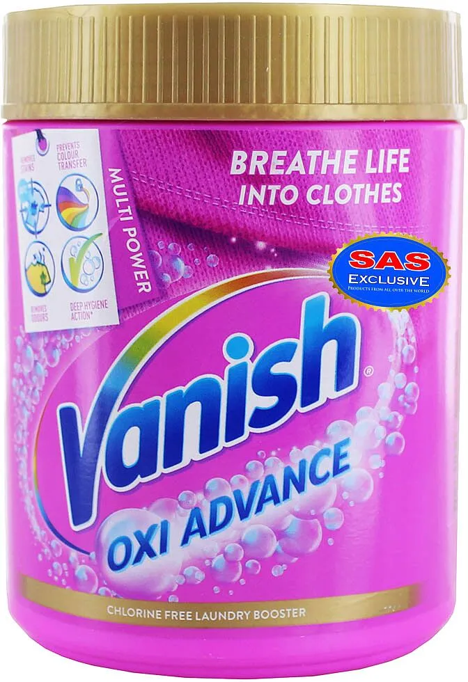 Լաքահանող փոշի «Vanish Oxi Action» 470գ
