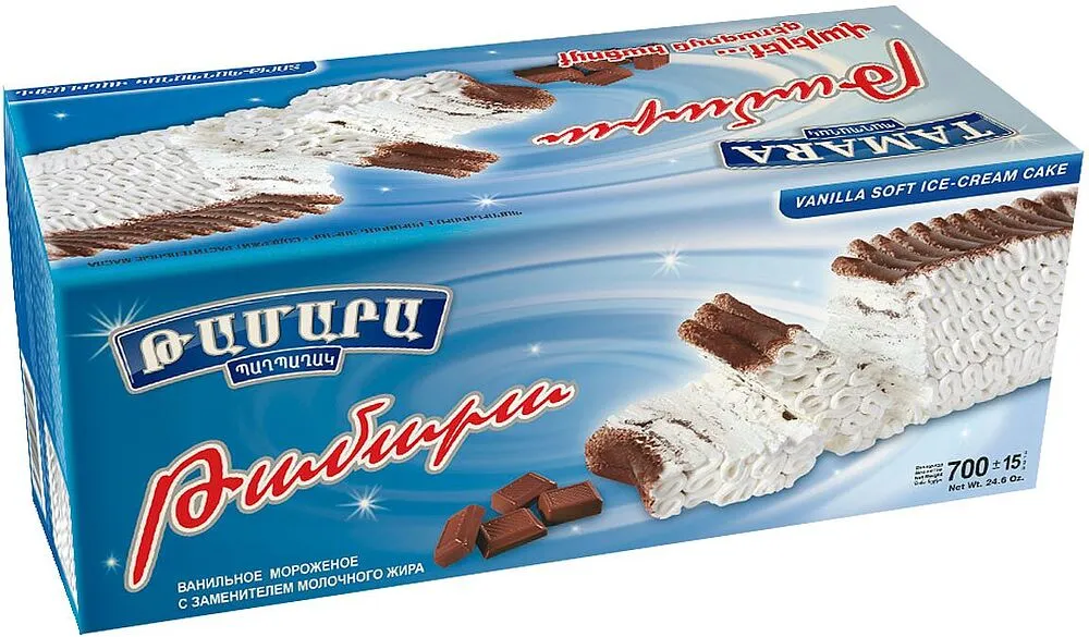 Պաղպաղակ-տորթ վանիլային «Թամարա» 700գ