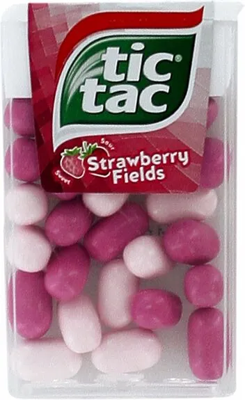 Սառնաշաքար ելակի «Tic Tac» 16գ 