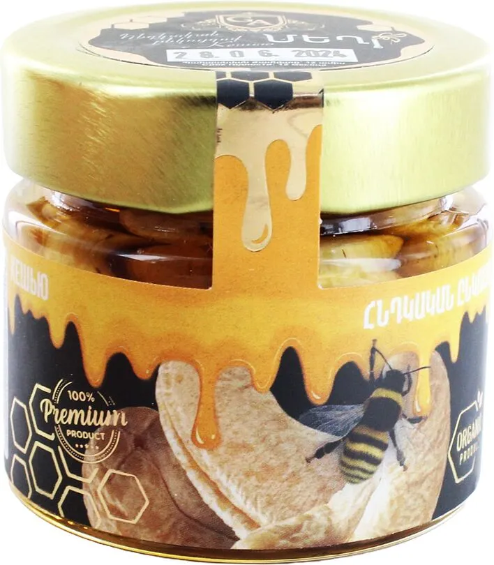 Մեղր հնդկական ընկույզով «Golden Aura» 120գ