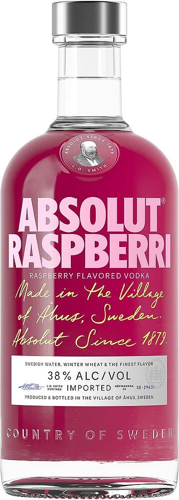 Օղի ազնվամորու «Absolut Raspberri» 0.7լ