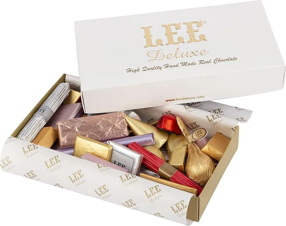 Շոկոլադե կոնֆետների հավաքածու «Lee Deluxe Asortiment White» 350գ