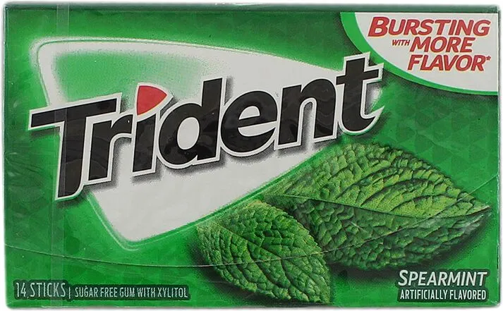 Մաստակ նուրբ անանուխի «Trident» 