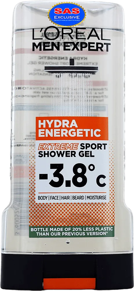 Լոգանքի գել «Loreal Men Expert Hydra Energetic» 300մլ