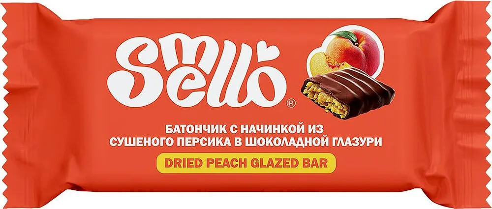 Բատոն դեղձի չրի միջուկով «Սմելլո» 45գ
