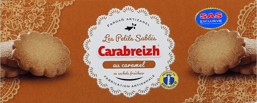 Թխվածքաբլիթ կարամելով «Carabreizh» 100գ