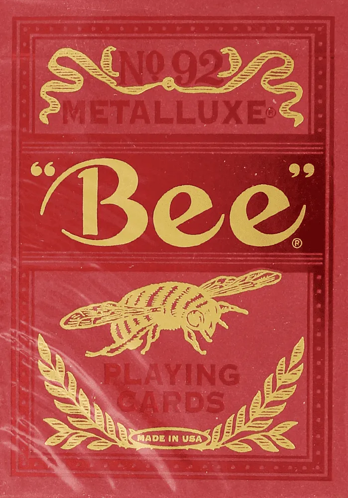 Խաղաքարտեր «Bee Metalluxe» 

