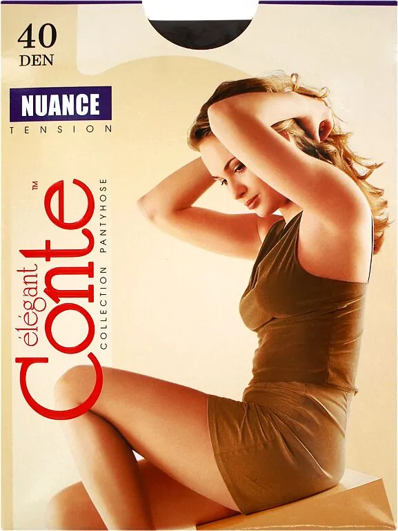 Զուգագուլպա գրաֆիտ «Conte Elegant Nuance 40 Den N6»