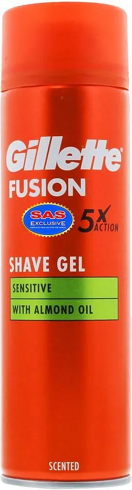 Սափրվելու գել «Gillette Fusion 5» 200մլ