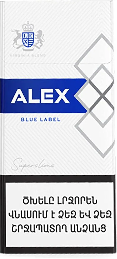 Ծխախոտ «Alex Blue Label Superslims»