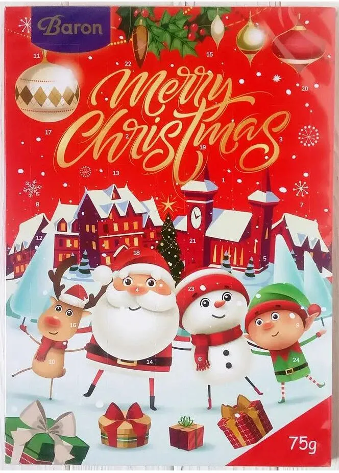 Նախամանորյա մանկական օրացույց «Excellent Baron Advent Calendar» 75գ 