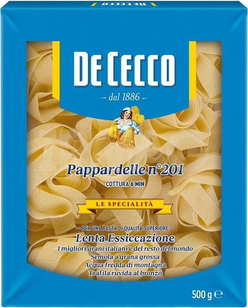 Մակարոն «De Cecco Pappardelle №201» 500գ