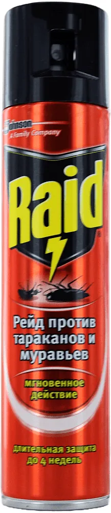 Խավարասերների և մրջյունների դեմ աէրոզոլ «Raid» 300մլ