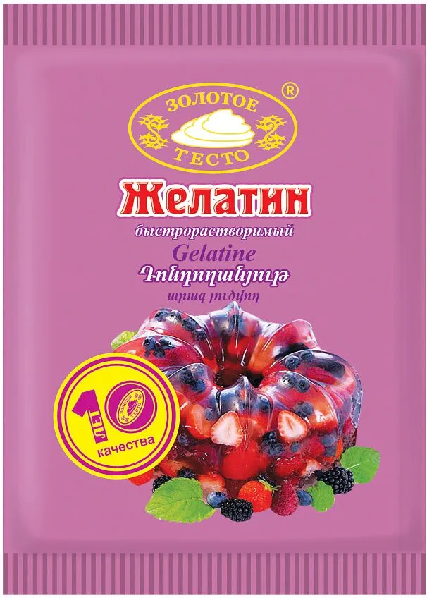 Դոնդողանյութ «Золотое Тесто» 20գ